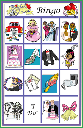 Bridal Shower Bingo