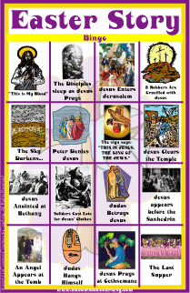 Easter Story Bingo