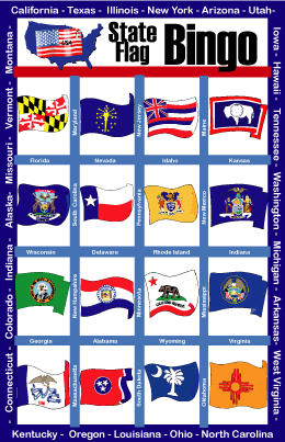 State Flag Bingo Game