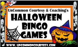 Spooky Halloween Bingo Games for Your Party Or Event at UnCommoncourtesy.com