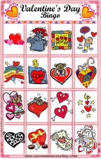 Valentine's Day Bingo