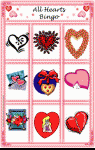Play the All Hearts Valentine Bingo Game