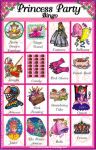 Play Princess Party Bingo