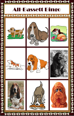 Bassett Hound Bingo