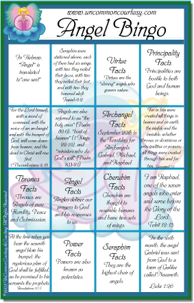 Angel Bingo Game