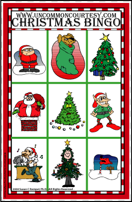 Funny Christmas Bingo Game