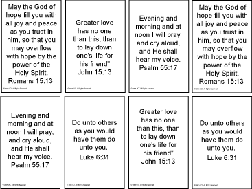 Jesus Bible Verses Concentration