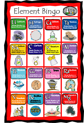 Element Bingo Game