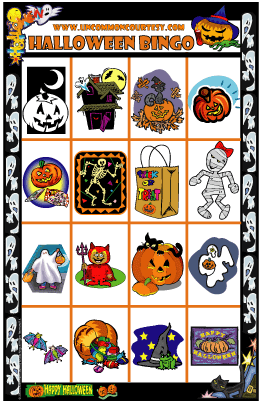 Halloween Bingo Games