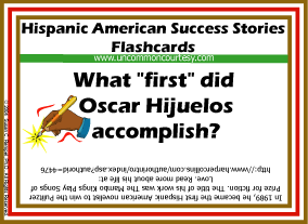 Hispanic American Success Stories Diversity Flashcards