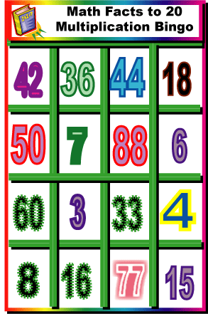 Multiplication Bingo Game