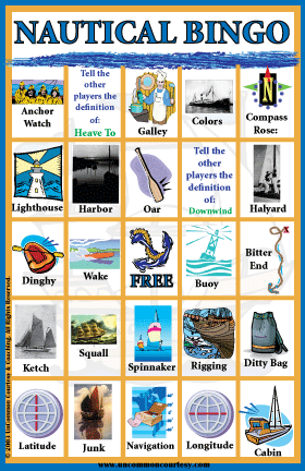 Nautical Bingo