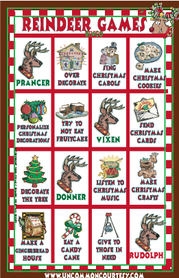 Reindeer Games Bingo