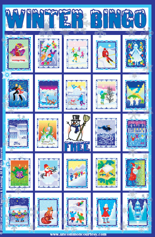 Winter Bingo Game