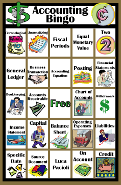 Accounting Bingo Game