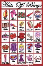 Red Hat Bingo Game Hats Off Bingo Game